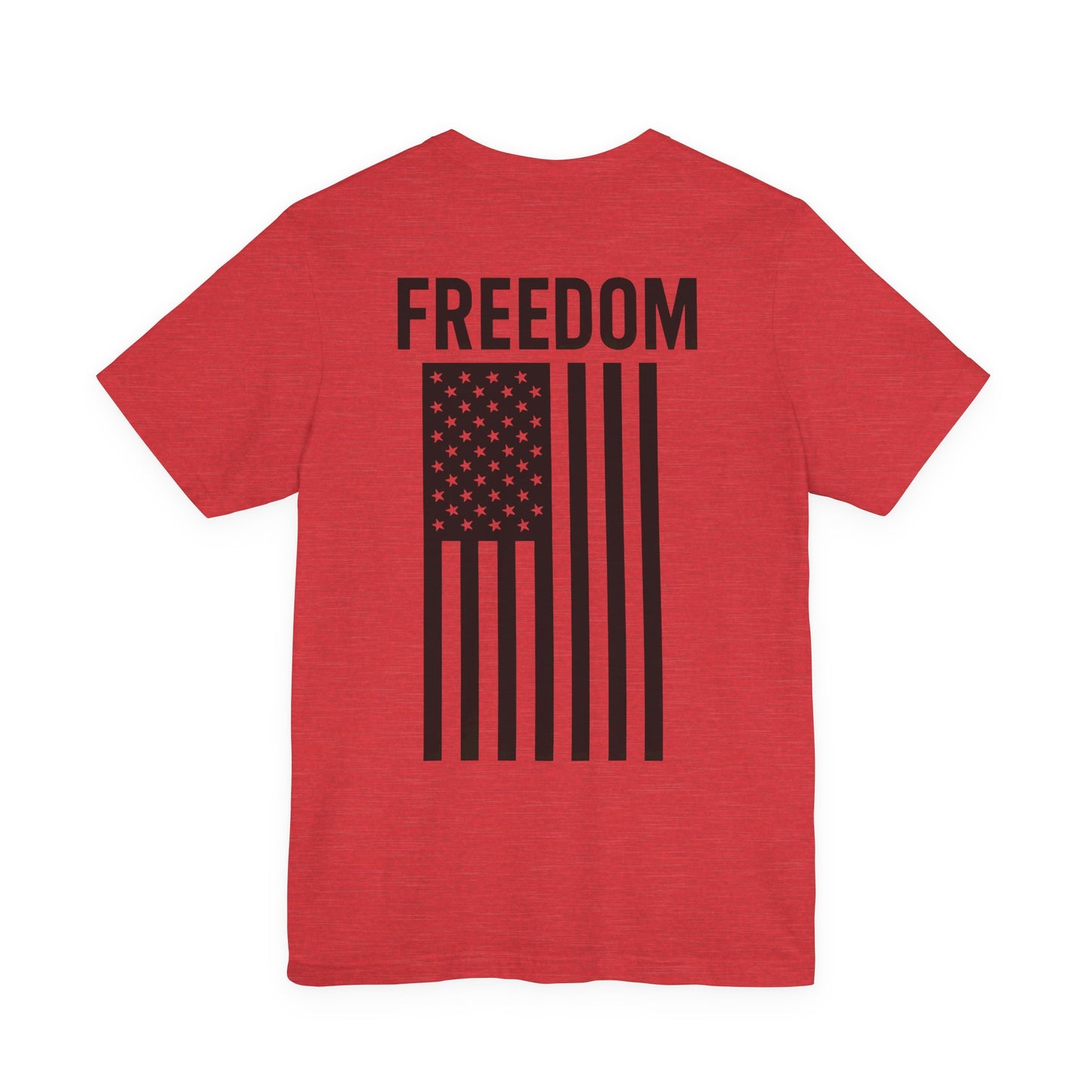 Freedom Flag Unisex Tee - Patriotic Shirt for Independence Day, Casual Wear, USA Pride, Gift for Veterans, Summer Style