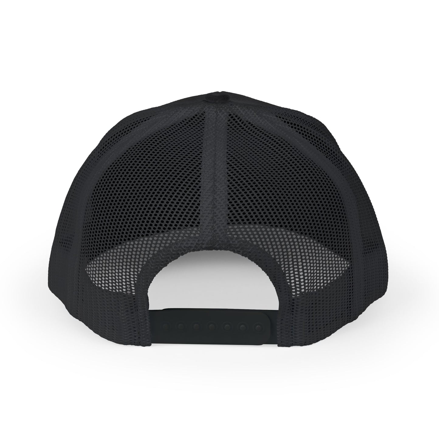 Pipeline Roast Co. Trucker Hat – Snapback Mesh Back Cap with Embroidered Logo, Adjustable Mid-Profile Design