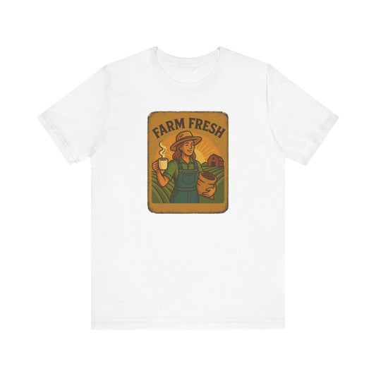 Farm Fresh Unisex Jersey Tee - Pipeline Roast Co.
