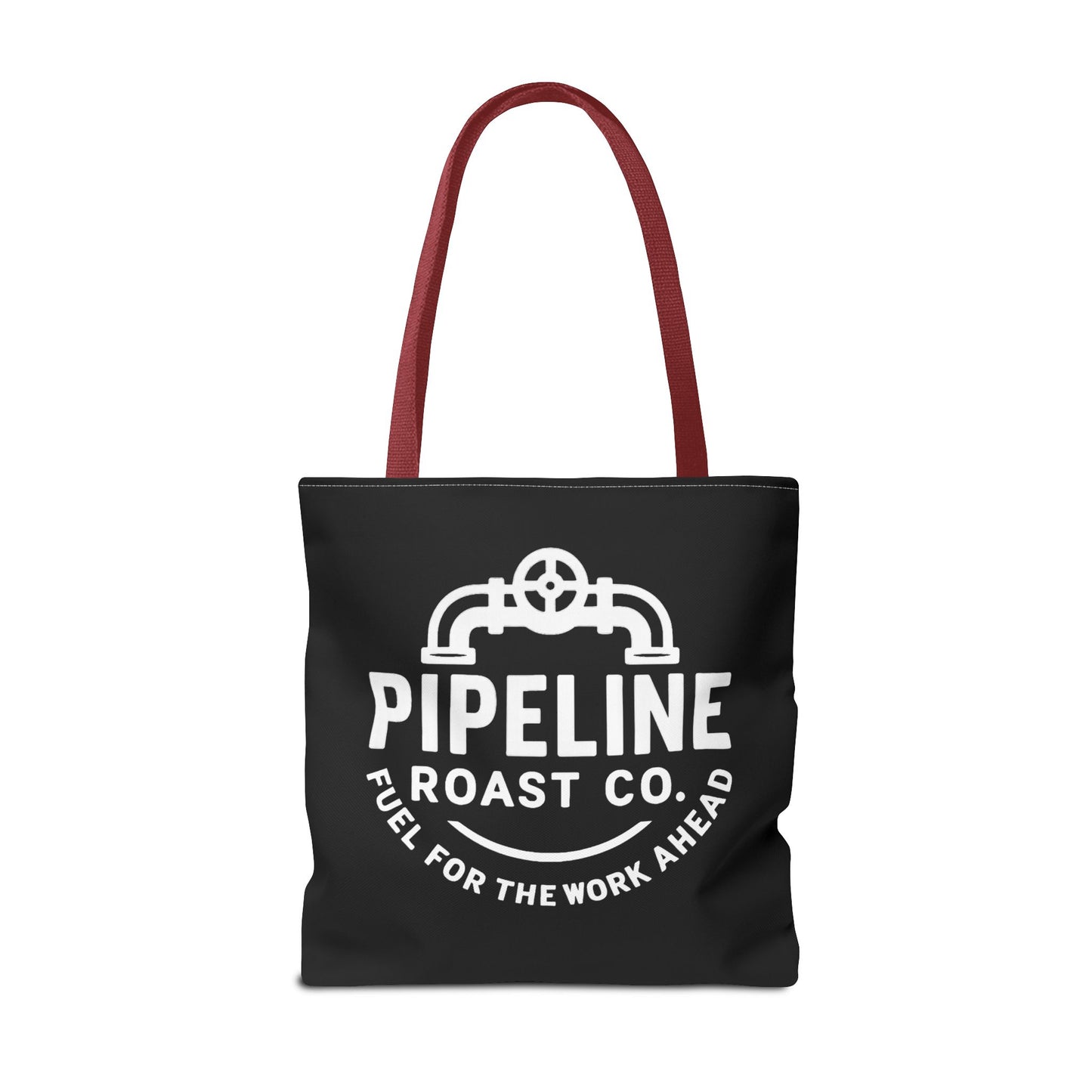 Pipeline Roast Co. 18x18 Branded Tote Bag – Durable Polyester Carryall for Everyday Use