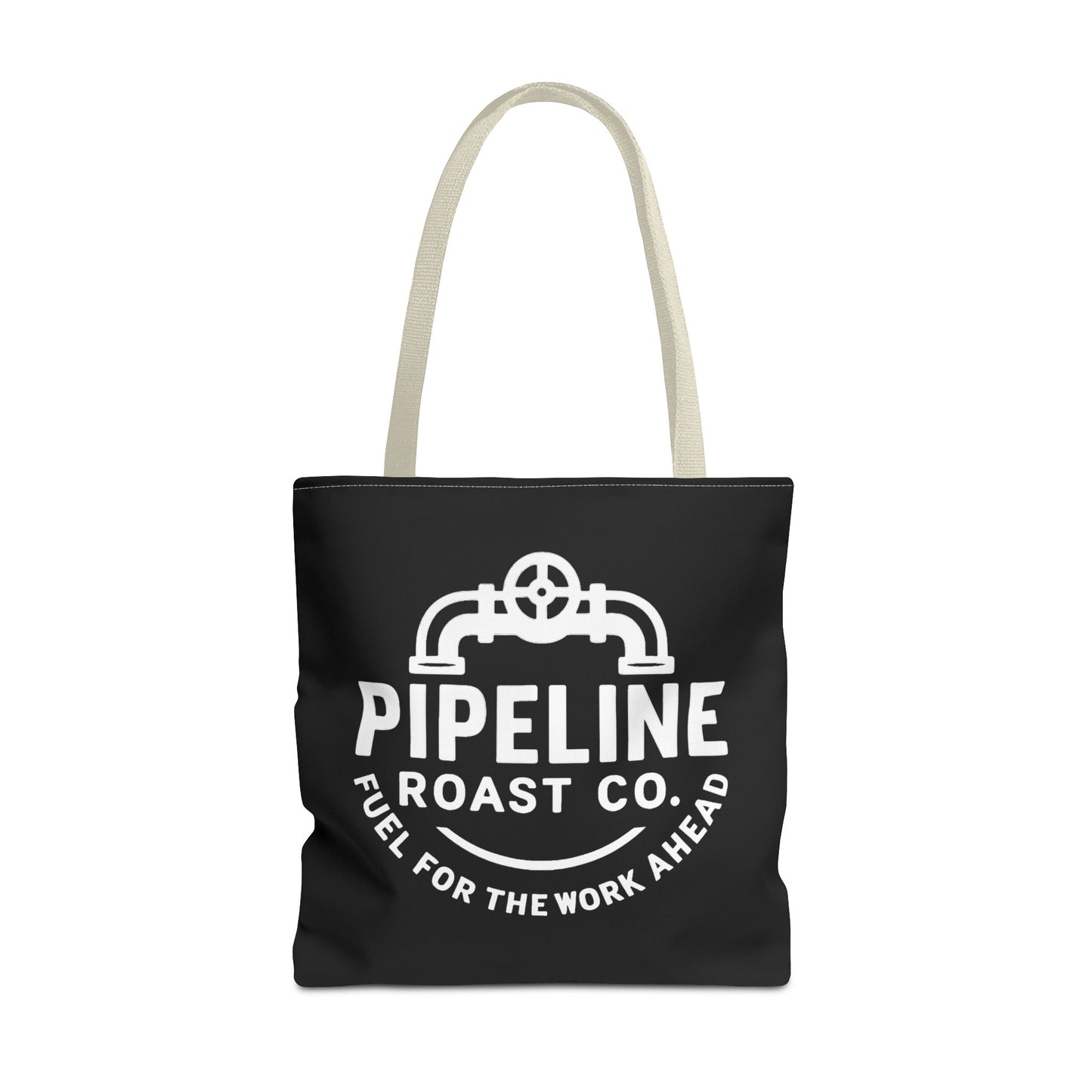 Pipeline Roast Co. 18x18 Branded Tote Bag – Durable Polyester Carryall for Everyday Use
