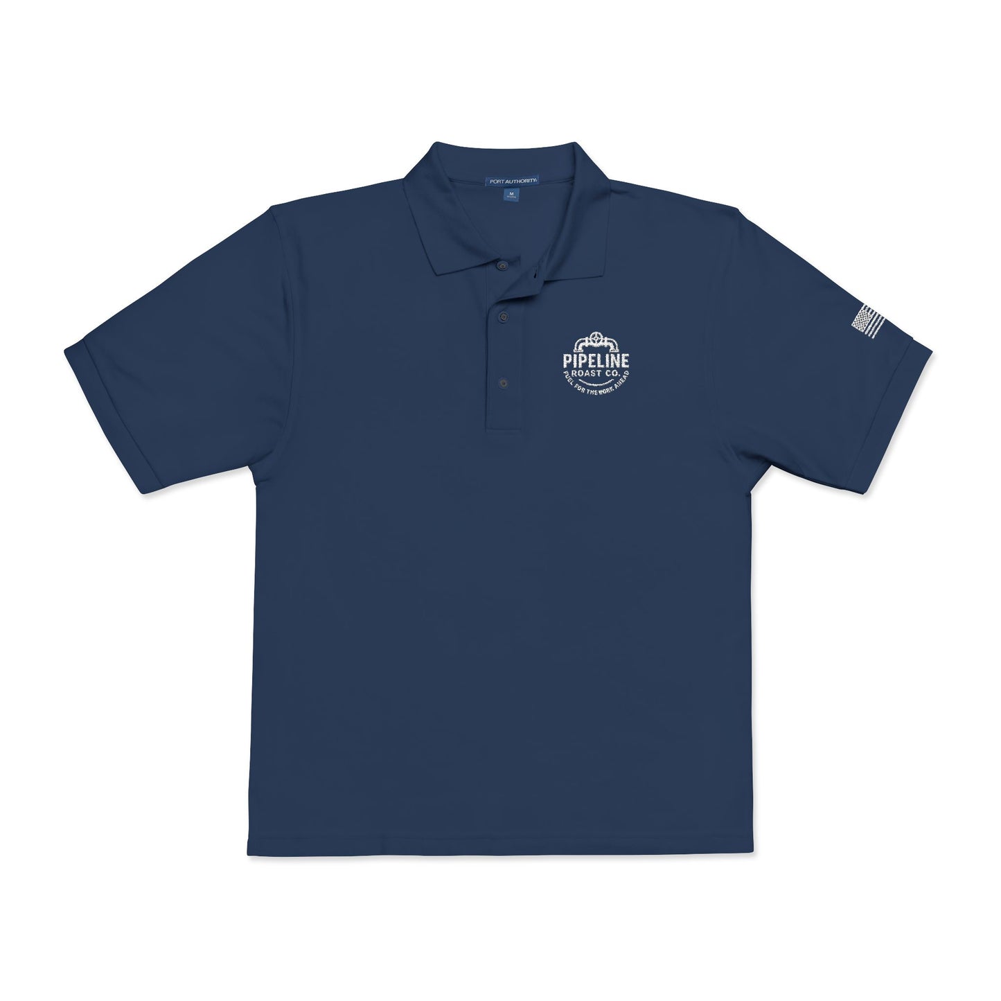 Pipeline Roast Co. Branded Polo – Classic Port Authority Coffee Apparel
