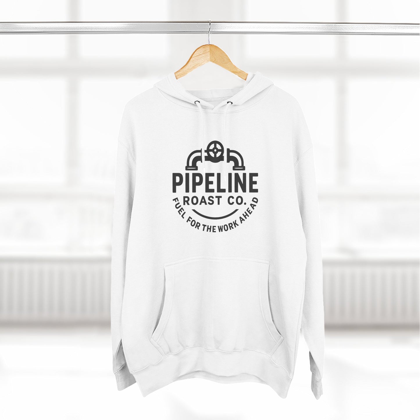 Pipeline Roast Co. Branded Hoodie – Cozy Coffee Hoodie for Hardworking Comfort