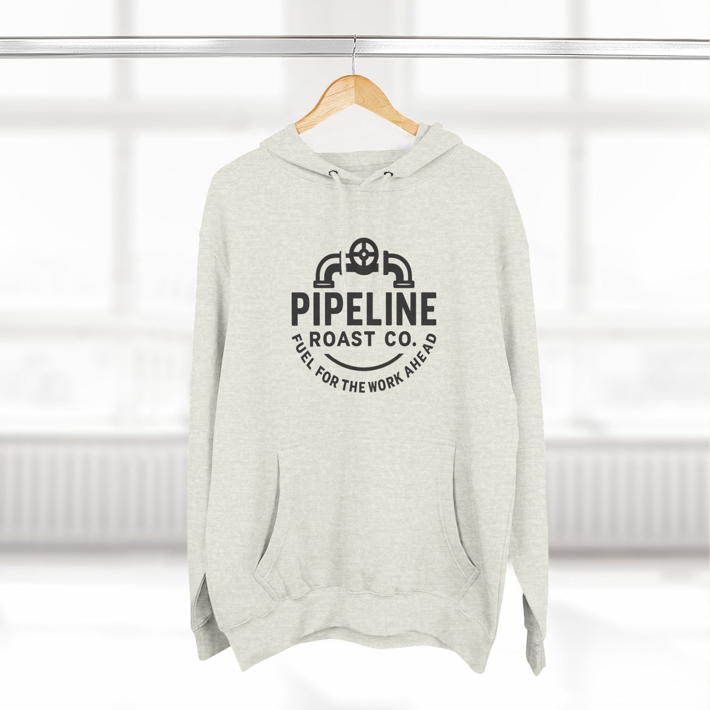 Pipeline Roast Co. Branded Hoodie – Cozy Coffee Hoodie for Hardworking Comfort