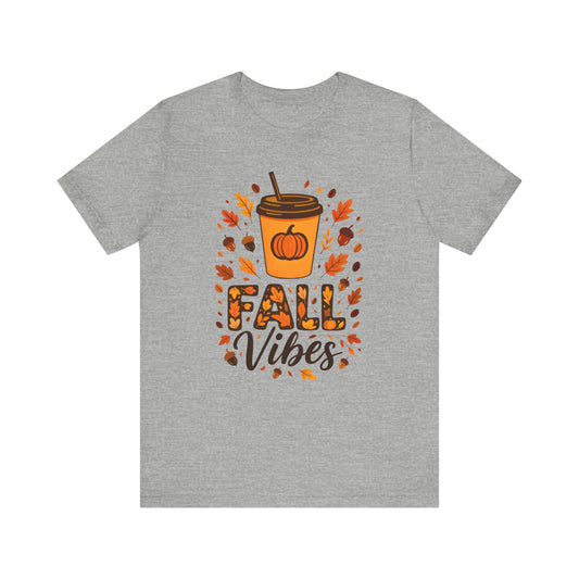 Autumn Coffee Lover Tee - Fall Vibes Unisex Shirt, Perfect for Cozy Days, Pumpkin Spice, Thanksgiving Gift, Seasonal Fashion, Casual Wear