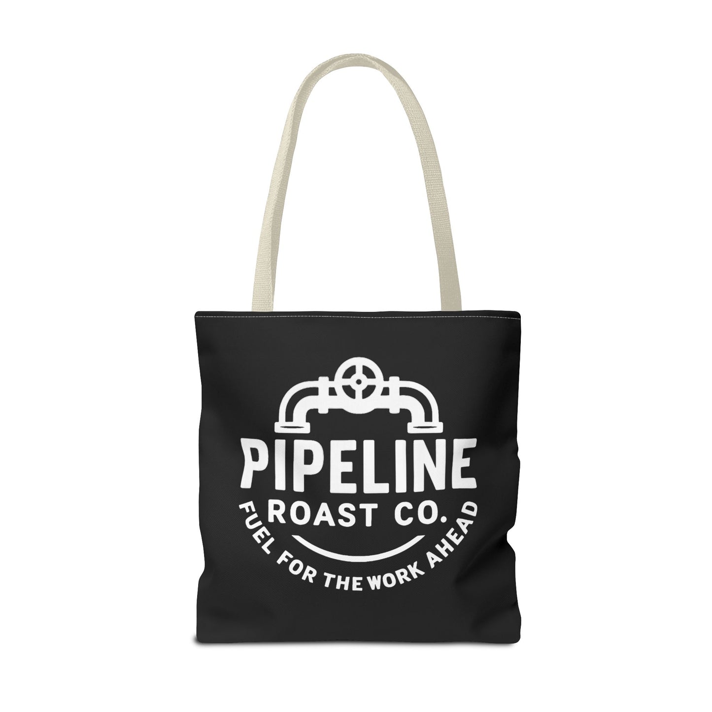 Pipeline Roast Co. 18x18 Branded Tote Bag – Durable Polyester Carryall for Everyday Use