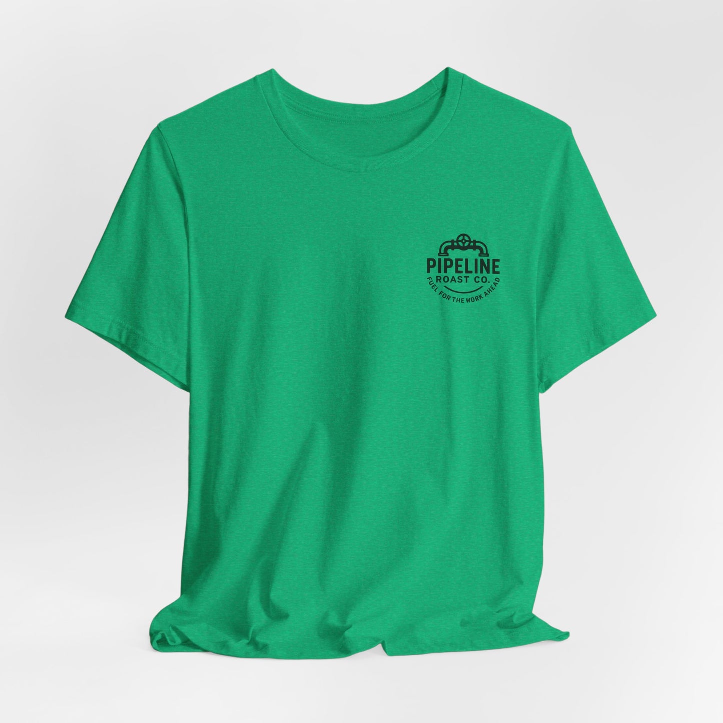 Pipeline Roast Co. Branded Classic Unisex Jersey Short Sleeve Tee - Soft, Breathable Cotton | Bella+Canvas