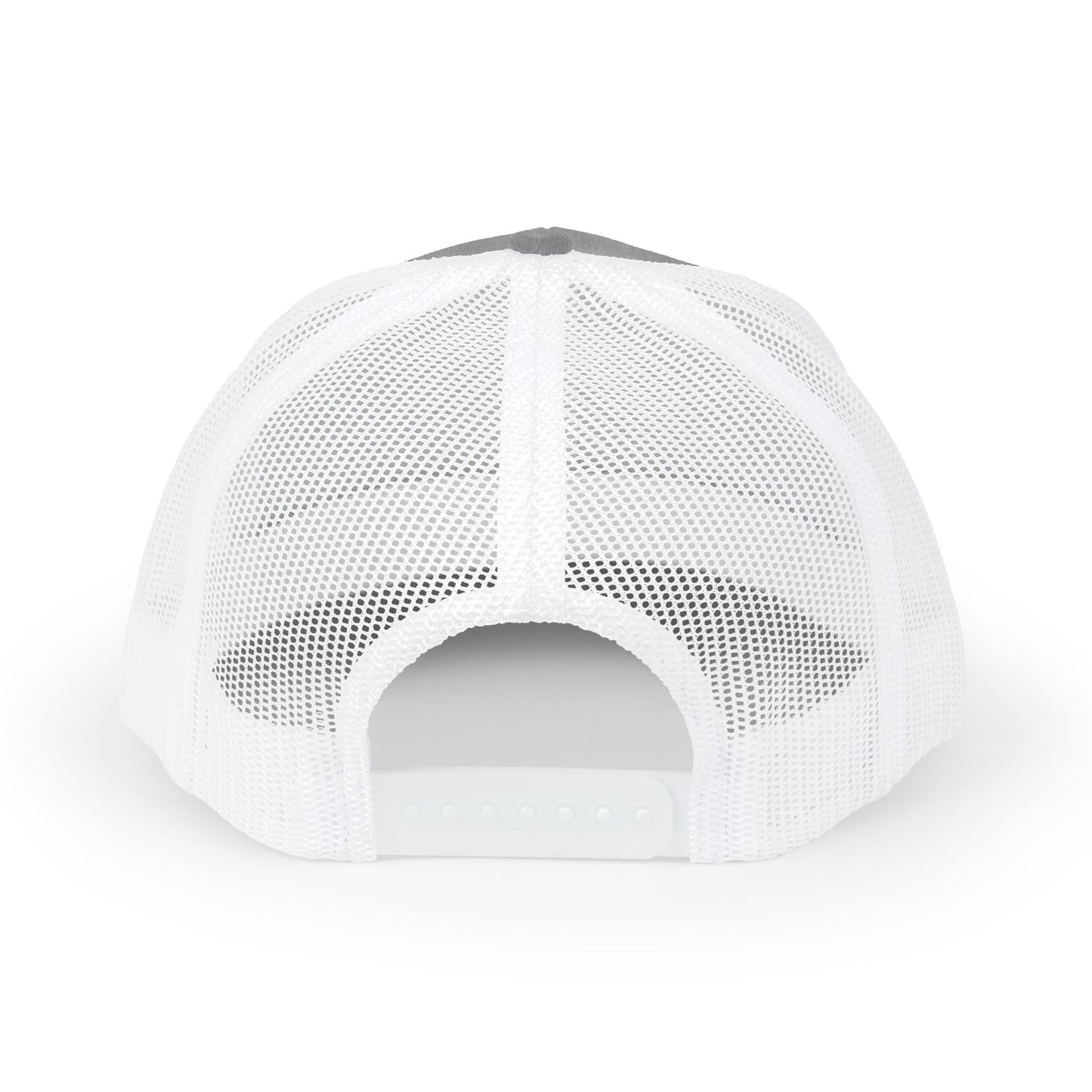 Pipeline Roast Co. Trucker Hat – Snapback Mesh Back Cap with Embroidered Logo, Adjustable Mid-Profile Design