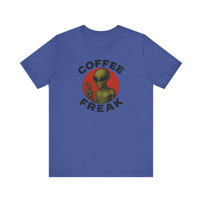 Coffee Freak Unisex Jersey Short Sleeve Tee, Cute Alien Tee, Funny Coffee Shirt for Coffee Lovers, Quirky Graphic Tee, Perfect for [...]