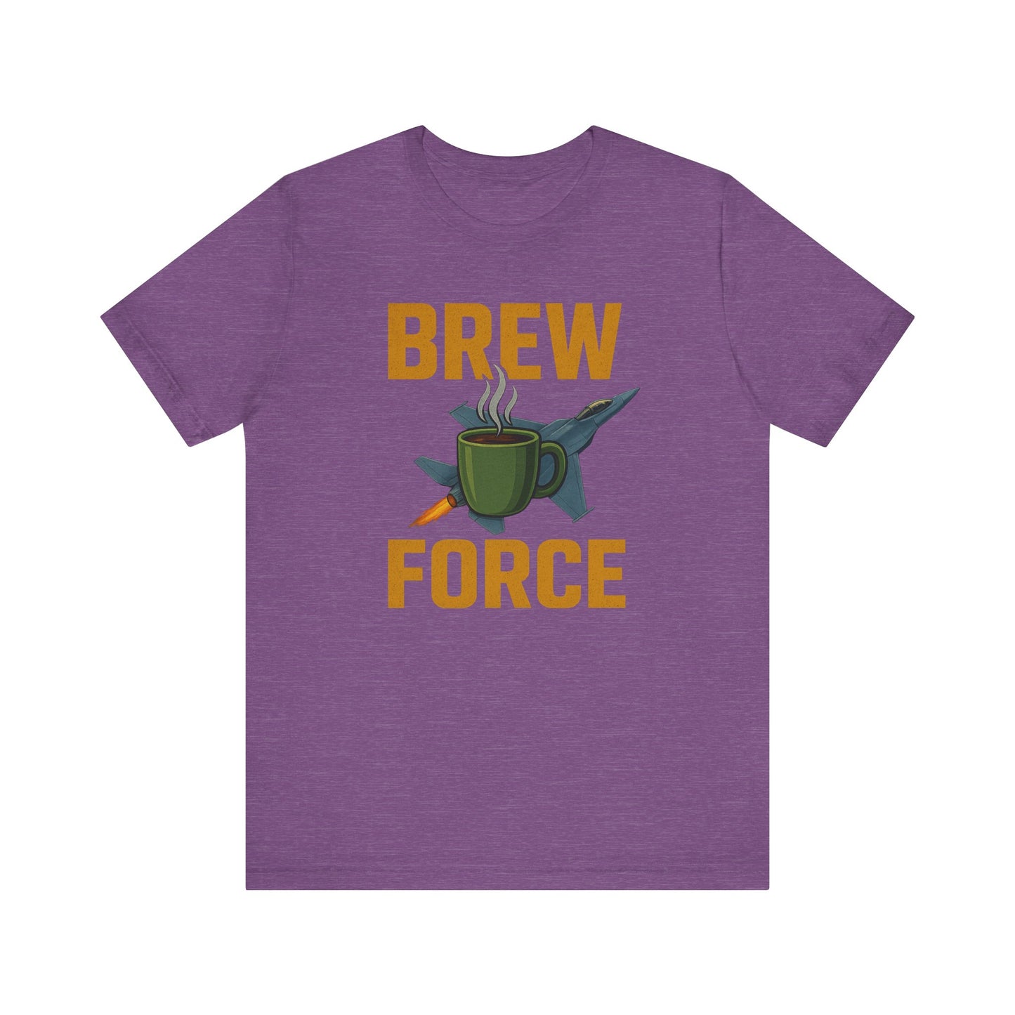 Brew Force Coffee Tee, Unisex Coffee Lover's T-Shirt, Gifts for Baristas, Father’s Day Gift, Coffee Enthusiast Apparel