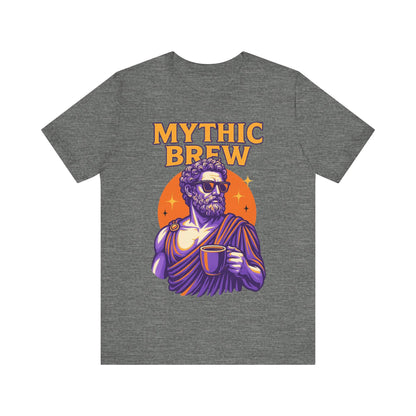 Mythic Brew Tee - Unisex Graphic T-Shirt, Coffee Lover Shirt, Gifts for Him, Vintage Style Tee, Casual Wear