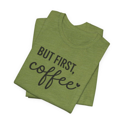Coffee Lover Tee, Casual Unisex Tee, Gift for Coffee Lovers, Fun Graphic Tee, Daily Wear, Birthday Gift