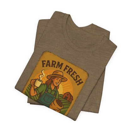Farm Fresh Unisex Jersey Tee - Pipeline Roast Co.