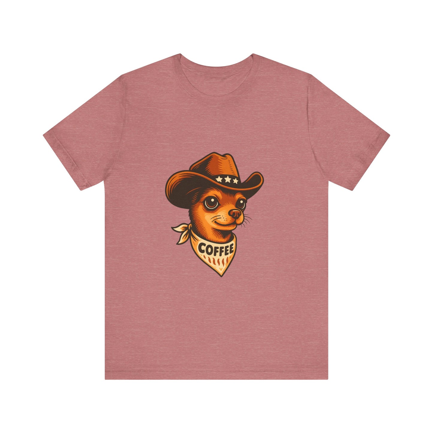 Cowboy Coffee Graphic Tee, Unisex T-Shirt, Funny Coffee Lover Gift, Casual Wear, Coffee Shop Merch