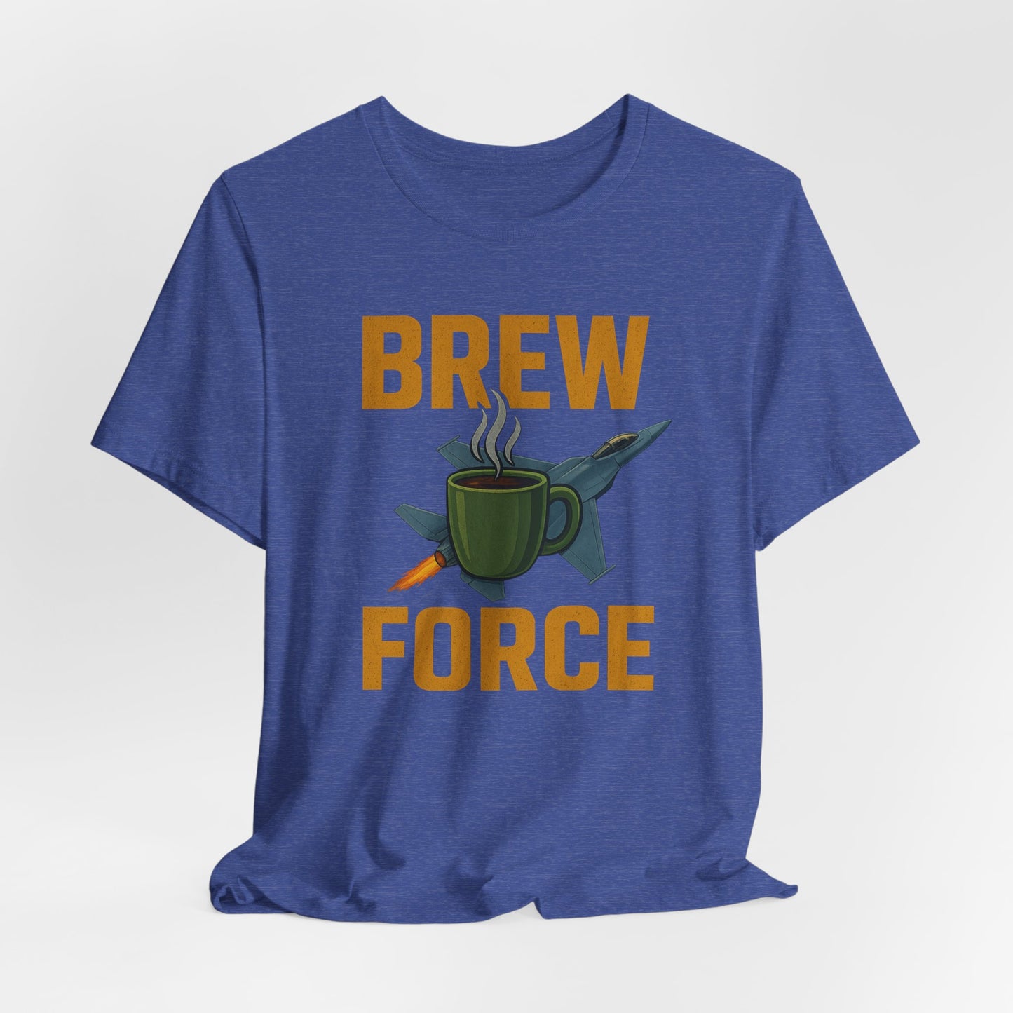 Brew Force Coffee Tee, Unisex Coffee Lover's T-Shirt, Gifts for Baristas, Father’s Day Gift, Coffee Enthusiast Apparel