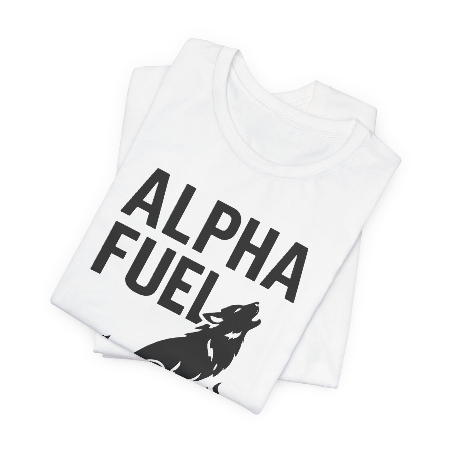 Alpha Fuel Unisex Tee, Coffee Lover T-Shirt, Gift for Baristas, Dog and Cat Owners Gift, Casual Everyday Wear