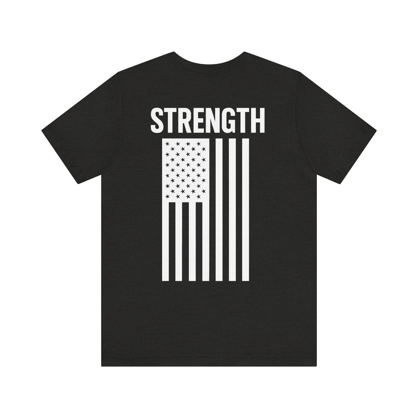 Patriotic Strength T-Shirt, Unisex Tee, 4th of July Shirt, Independence Day Apparel, Casual Summer Wear, Gift for Veterans