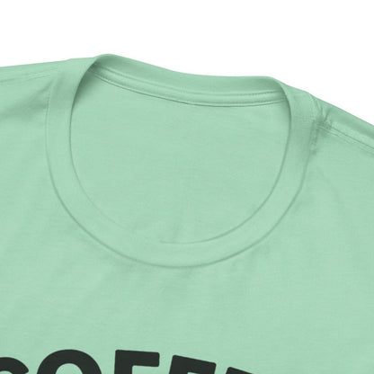 Coffee Lover’s Unisex Tee | Cute Cow Design | Perfect for Casual Gatherings, Birthdays, Coffee Lovers, Gifts