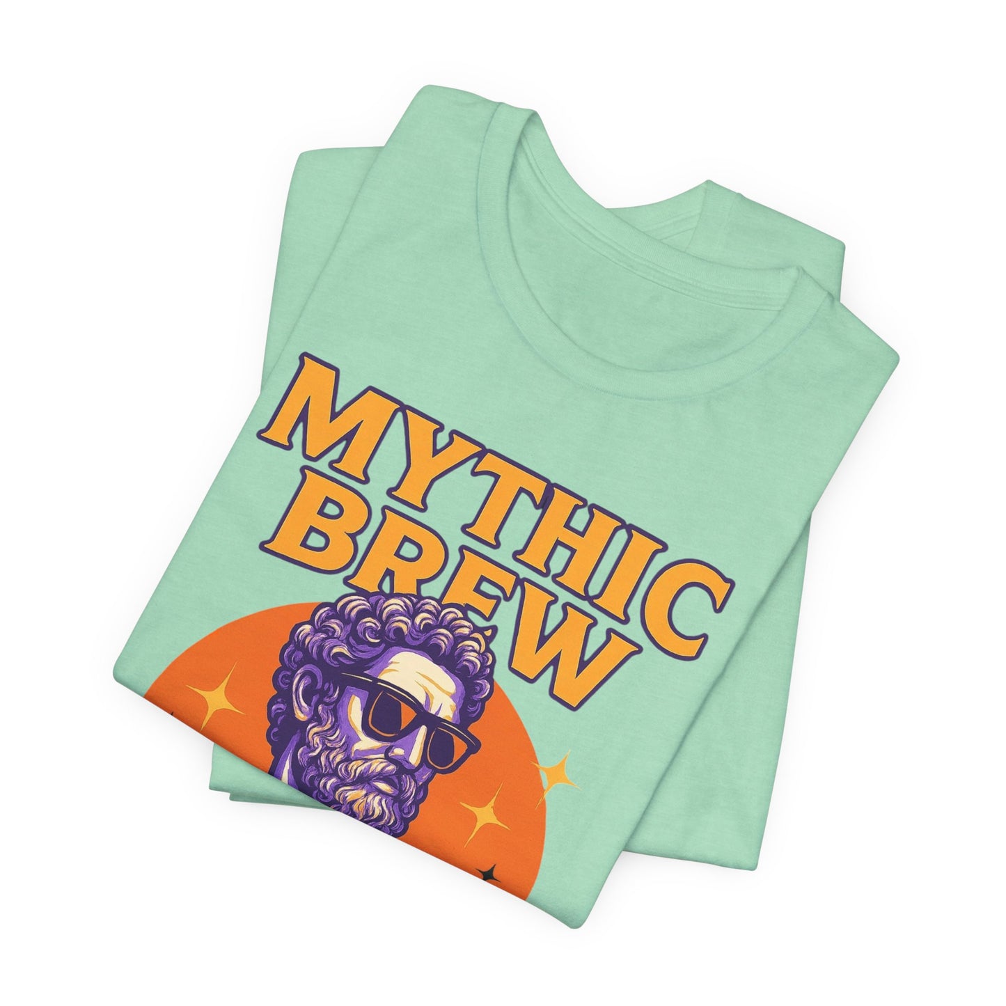 Mythic Brew Tee - Unisex Graphic T-Shirt, Coffee Lover Shirt, Gifts for Him, Vintage Style Tee, Casual Wear