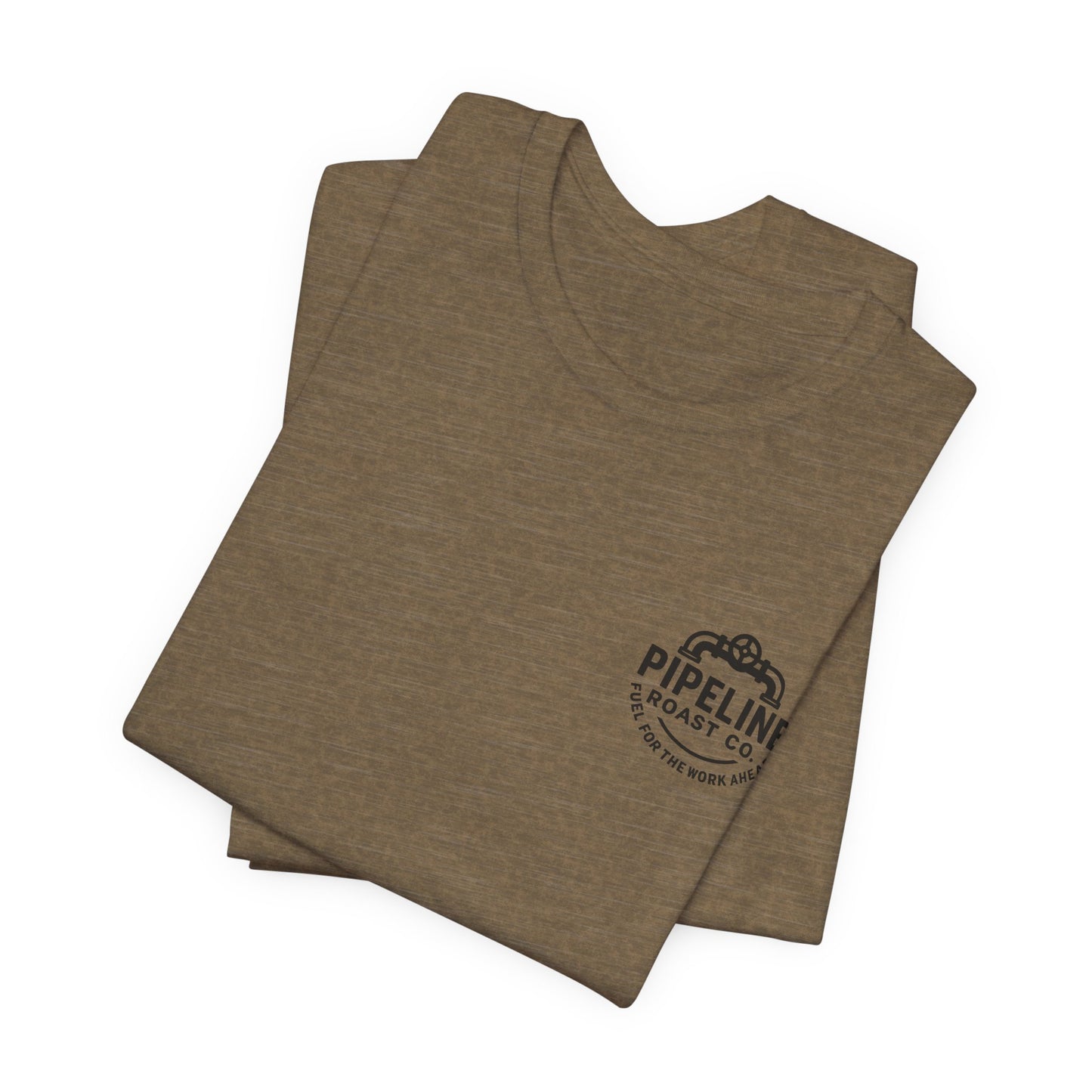 Rusty Vintage Pipeline Roast Co. Industrial Seal Tee – Rugged Workwear Style Coffee Shirt