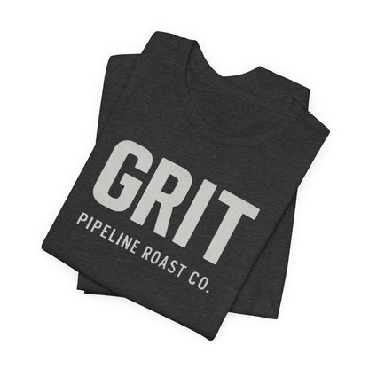 Bold Grit Tee for Coffee Lovers, Casual Unisex Shirt, Perfect Gift for Baristas, Coffee Enthusiasts, Motivational Apparel