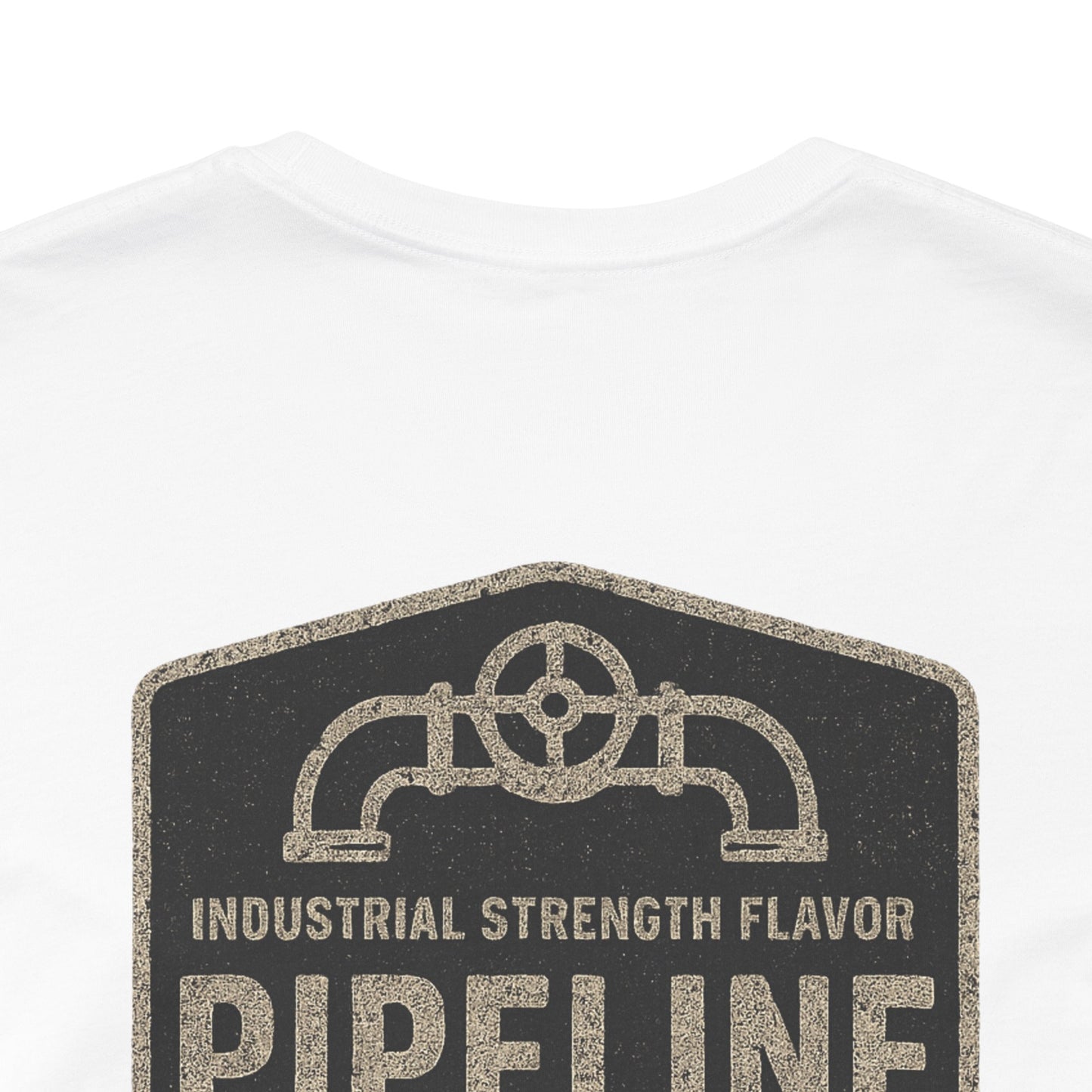Vintage Pipeline Roast Co. Industrial Emblem T-Shirt – Distressed Workwear Coffee Tee