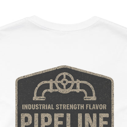 Vintage Pipeline Roast Co. Industrial Emblem T-Shirt – Distressed Workwear Coffee Tee