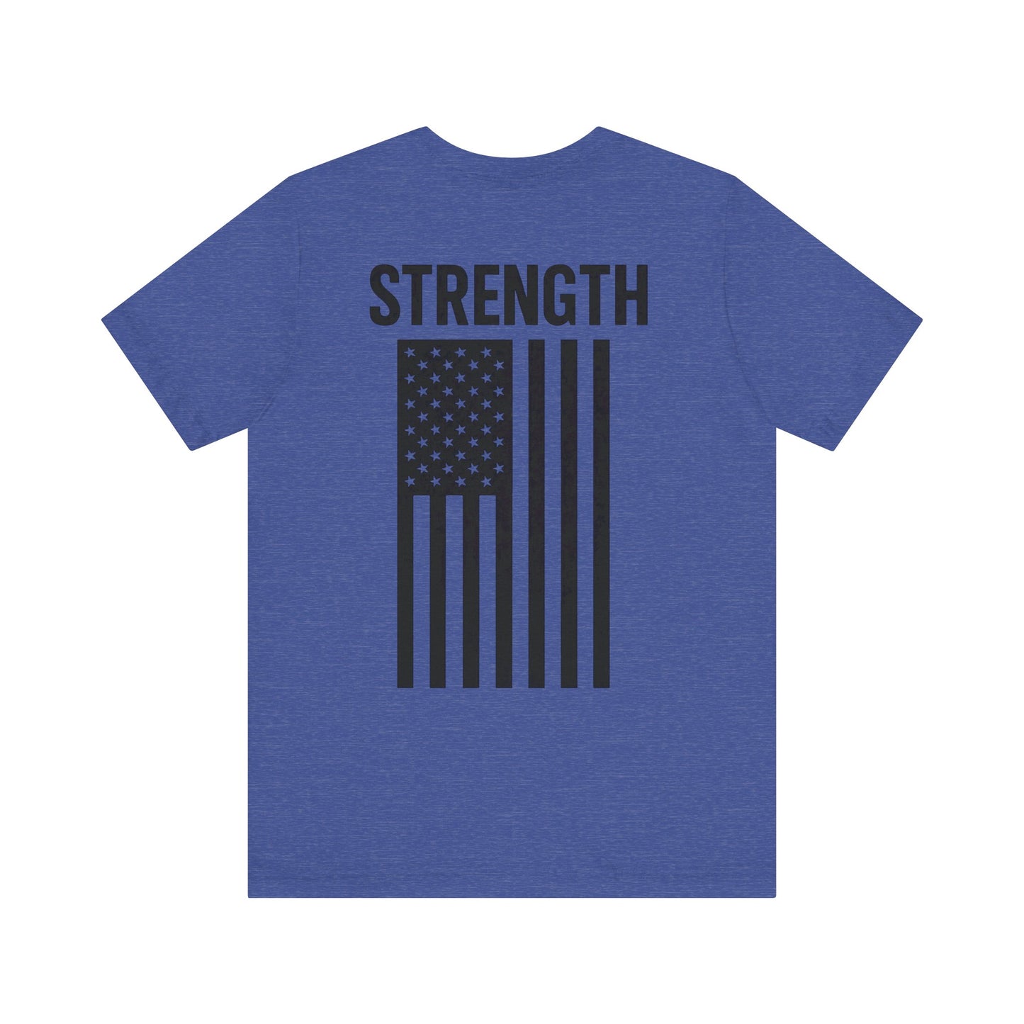 Patriotic Strength T-Shirt, Unisex Tee, 4th of July Shirt, Independence Day Apparel, Casual Summer Wear, Gift for Veterans