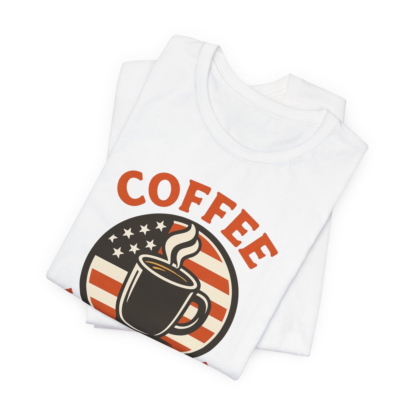 Coffee Lover's Veteran Tee - Unisex Jersey Short Sleeve Tee, Gift for Coffee Lovers, Veteran Appreciation, Casual Wear, Patriot T-Shirt