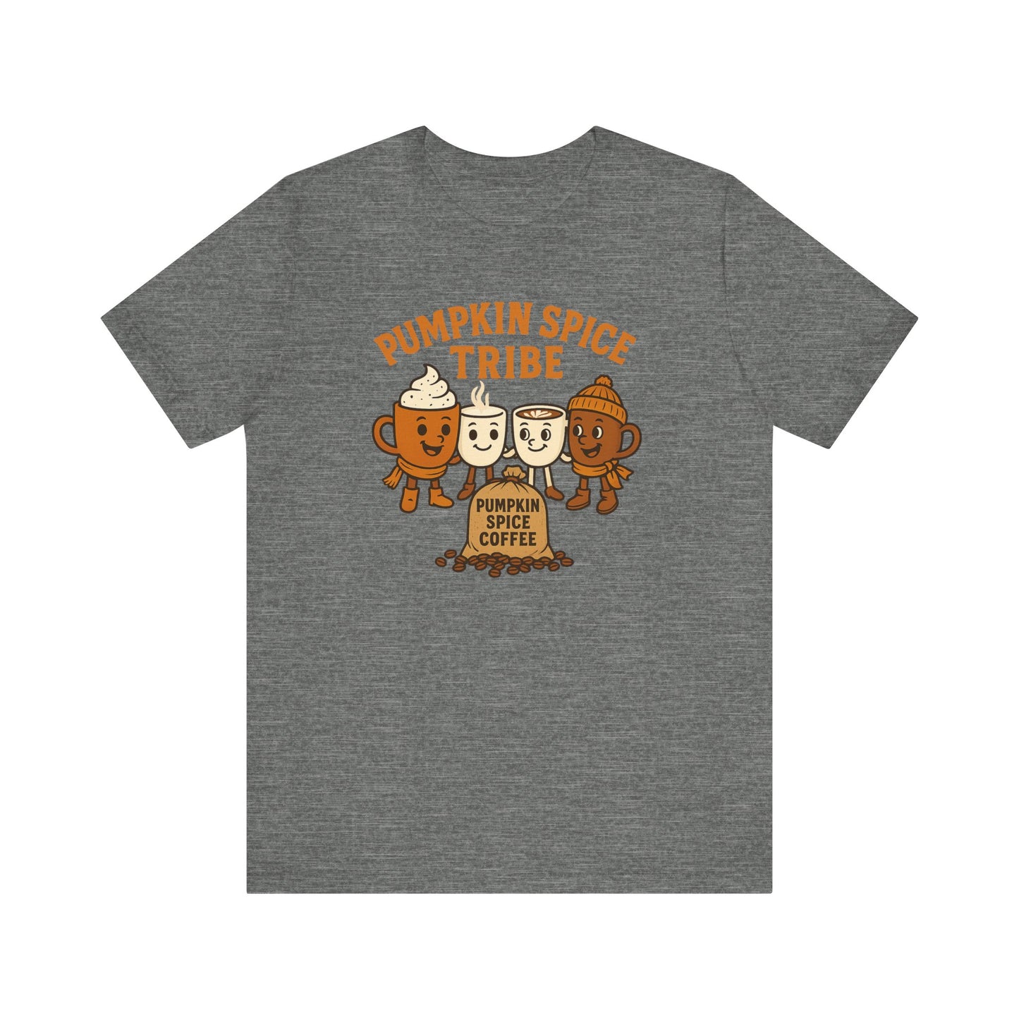 Pumpkin Spice Tribe Tee, Fall T-Shirt, Coffee Lover Gift, Unisex Shirt, Autumn Apparel, Pumpkin Spice Shirt