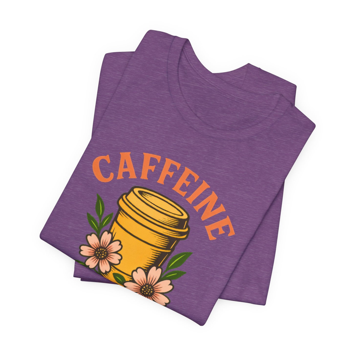 Caffeine Queen Tee - Perfect for Coffee Lovers, Casual Wear, Gifts, Birthdays or Coffee-Themed Events, Fun and Stylish!