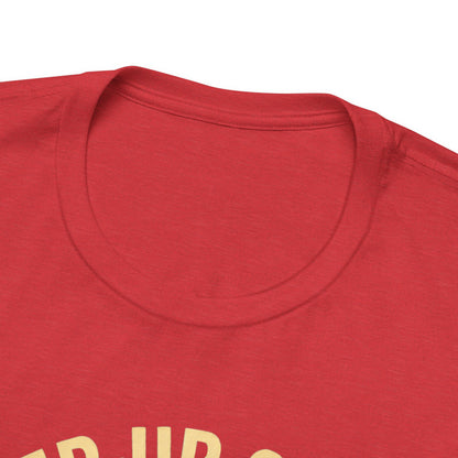 Power-Up Coffee Tee, Funny Robot Shirt, Gift for Coffee Lovers, Unisex Graphic Tee, Quirky Casual Wear, Birthday Apparel