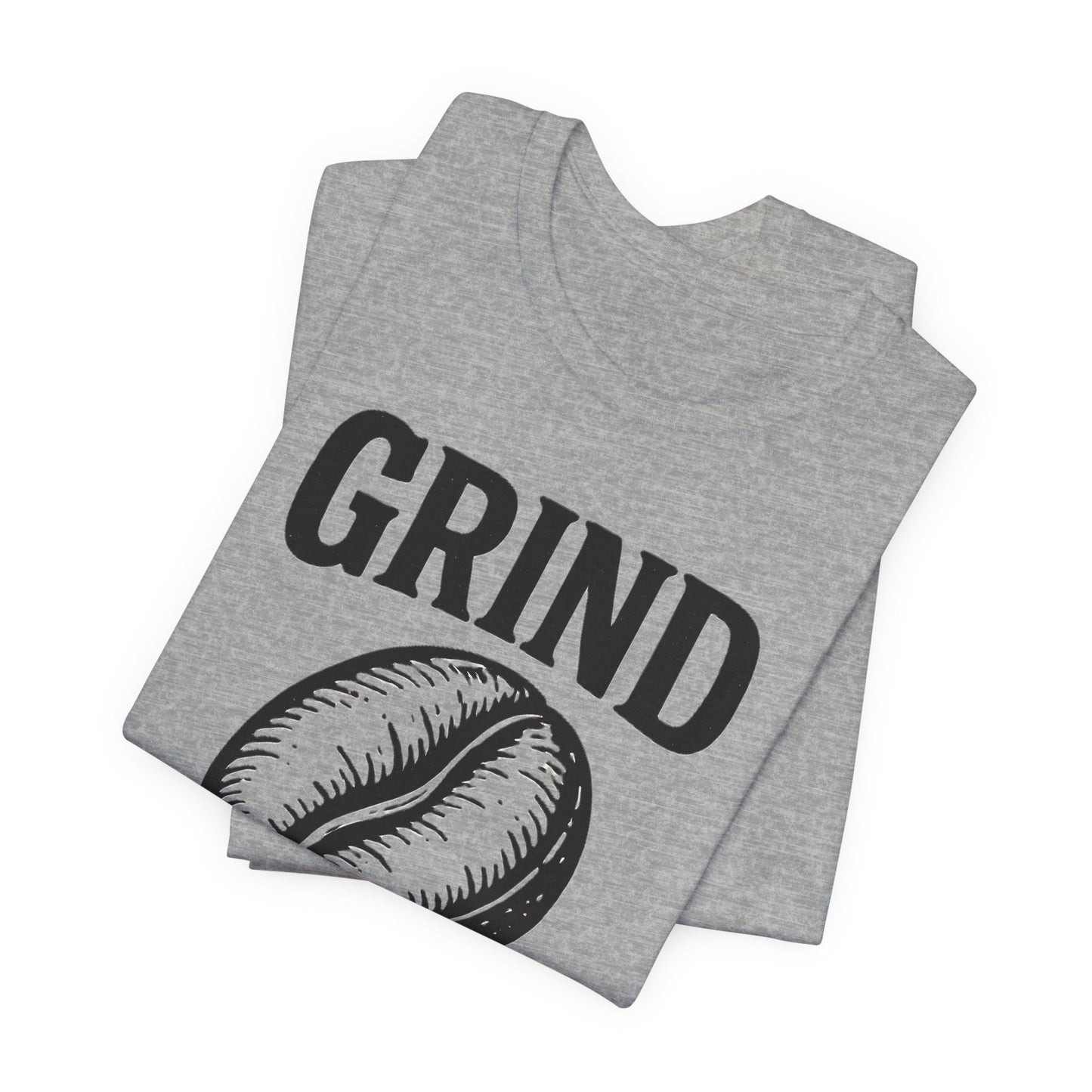 Coffee Lover's Tee Shirt, Unisex Grind Graphic Tee, Cute Coffee Gift, Casual Wear, Gift for Barista