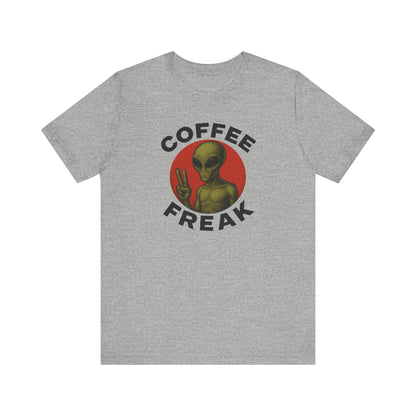 Coffee Freak Unisex Jersey Short Sleeve Tee, Cute Alien Tee, Funny Coffee Shirt for Coffee Lovers, Quirky Graphic Tee, Perfect for [...]