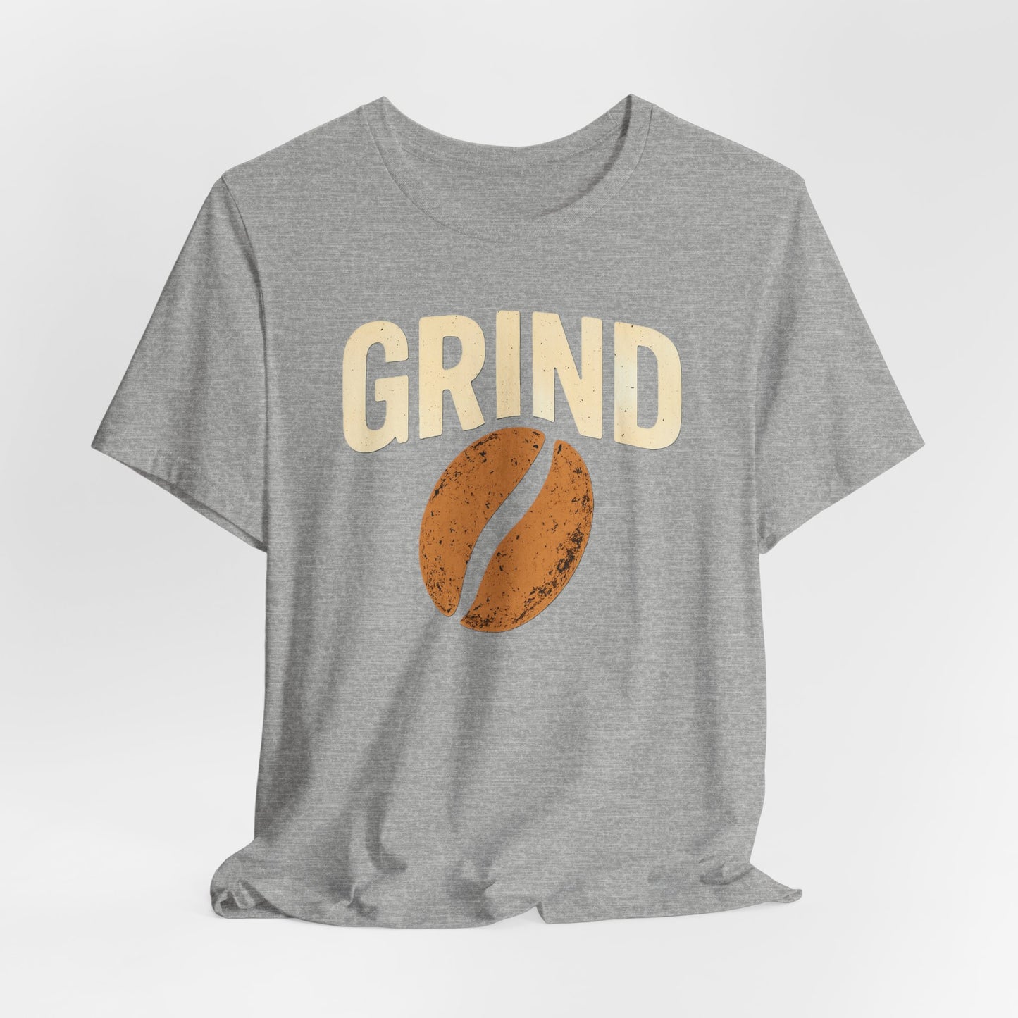 Coffee Lover's Grind Tee, Unisex Short Sleeve Shirt, Perfect Gift for Baristas, Casual Coffee Shop Style, Great for Birthdays, Coffee Days