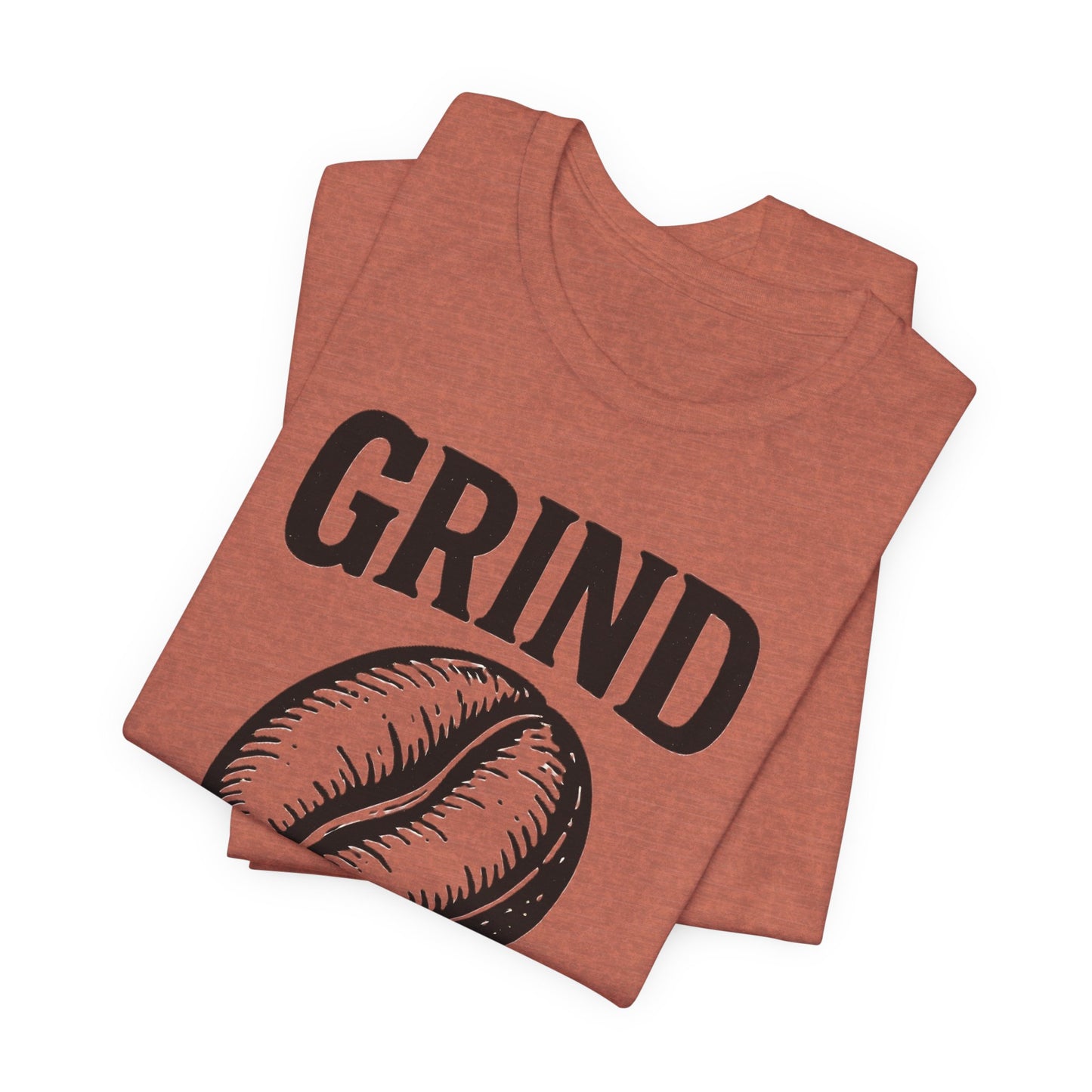 Coffee Lover's Tee Shirt, Unisex Grind Graphic Tee, Cute Coffee Gift, Casual Wear, Gift for Barista