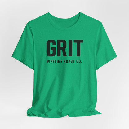 Bold Grit Tee for Coffee Lovers, Casual Unisex Shirt, Perfect Gift for Baristas, Coffee Enthusiasts, Motivational Apparel