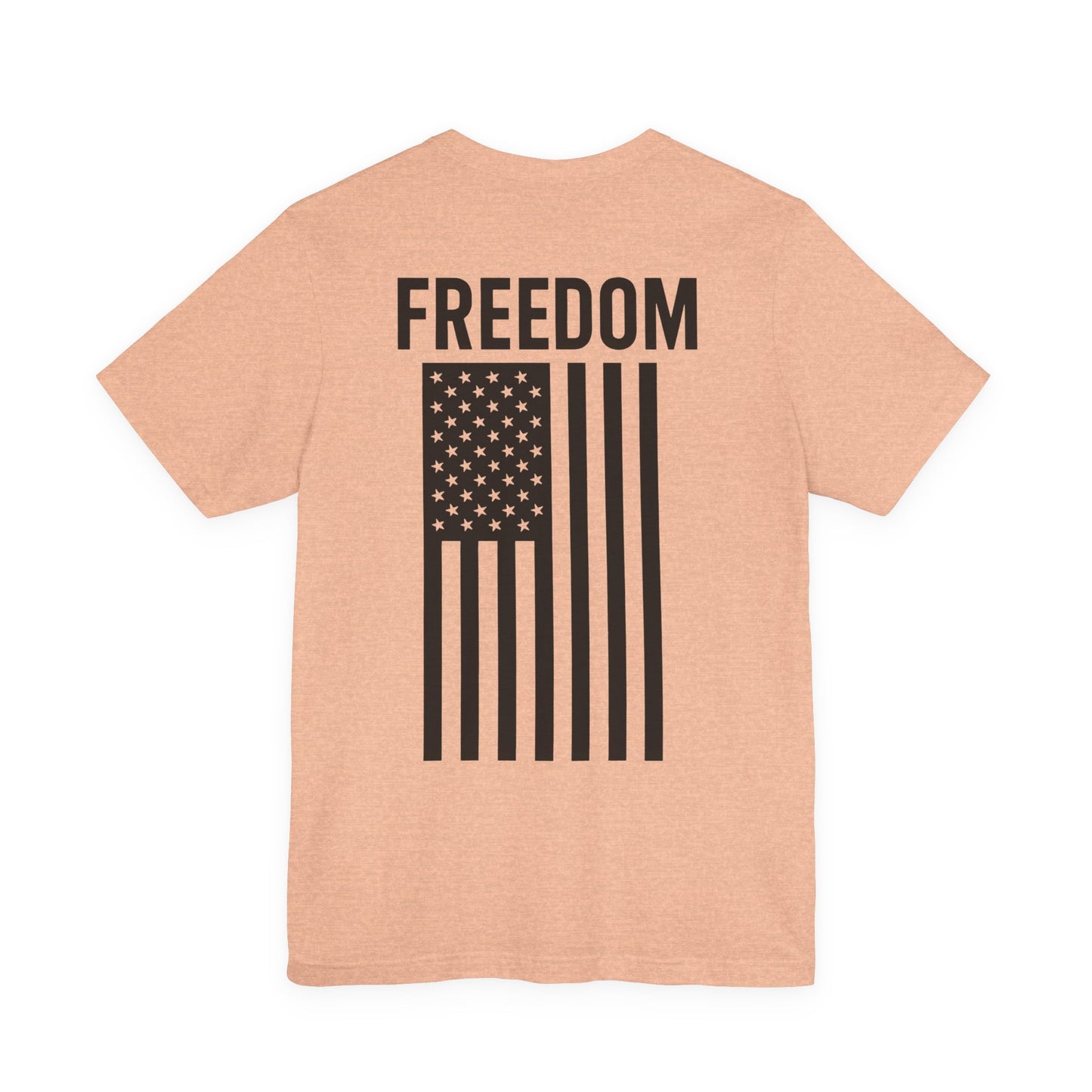 Freedom Flag Unisex Tee - Patriotic Shirt for Independence Day, Casual Wear, USA Pride, Gift for Veterans, Summer Style