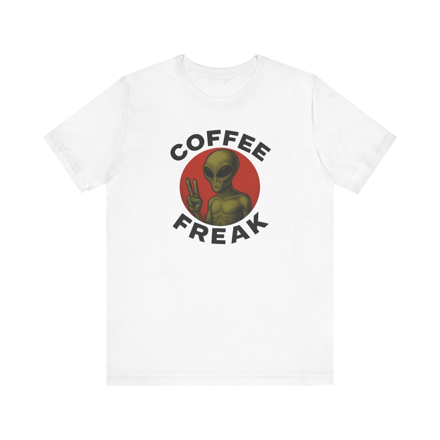 Coffee Freak Unisex Jersey Short Sleeve Tee, Cute Alien Tee, Funny Coffee Shirt for Coffee Lovers, Quirky Graphic Tee, Perfect for [...]