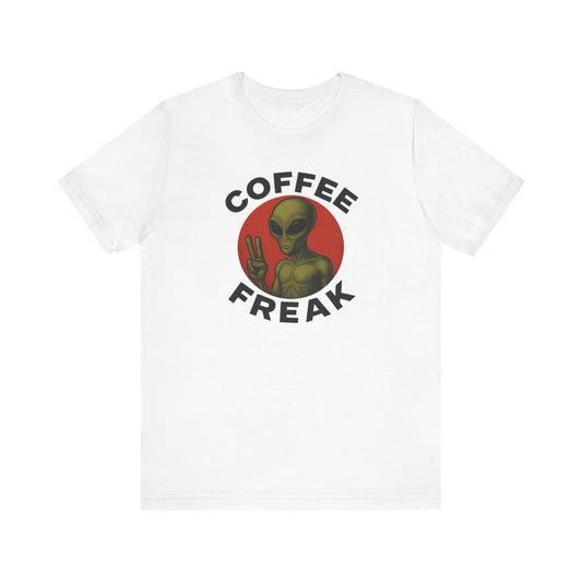 Coffee Freak Unisex Jersey Short Sleeve Tee, Cute Alien Tee, Funny Coffee Shirt for Coffee Lovers, Quirky Graphic Tee, Perfect for [...]