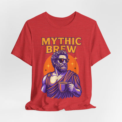 Mythic Brew Tee - Unisex Graphic T-Shirt, Coffee Lover Shirt, Gifts for Him, Vintage Style Tee, Casual Wear