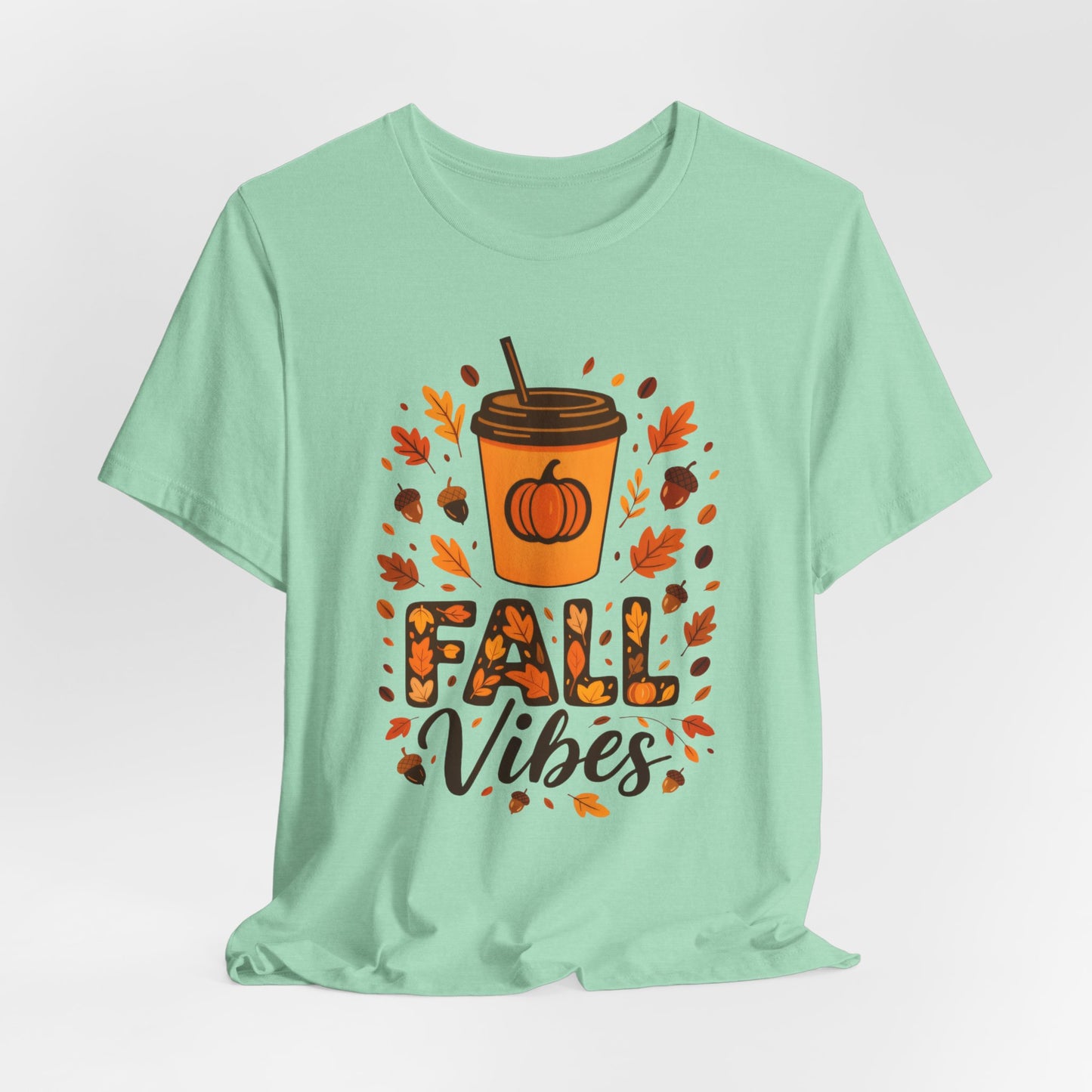 Autumn Coffee Lover Tee - Fall Vibes Unisex Shirt, Perfect for Cozy Days, Pumpkin Spice, Thanksgiving Gift, Seasonal Fashion, Casual Wear