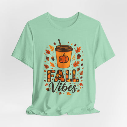 Autumn Coffee Lover Tee - Fall Vibes Unisex Shirt, Perfect for Cozy Days, Pumpkin Spice, Thanksgiving Gift, Seasonal Fashion, Casual Wear