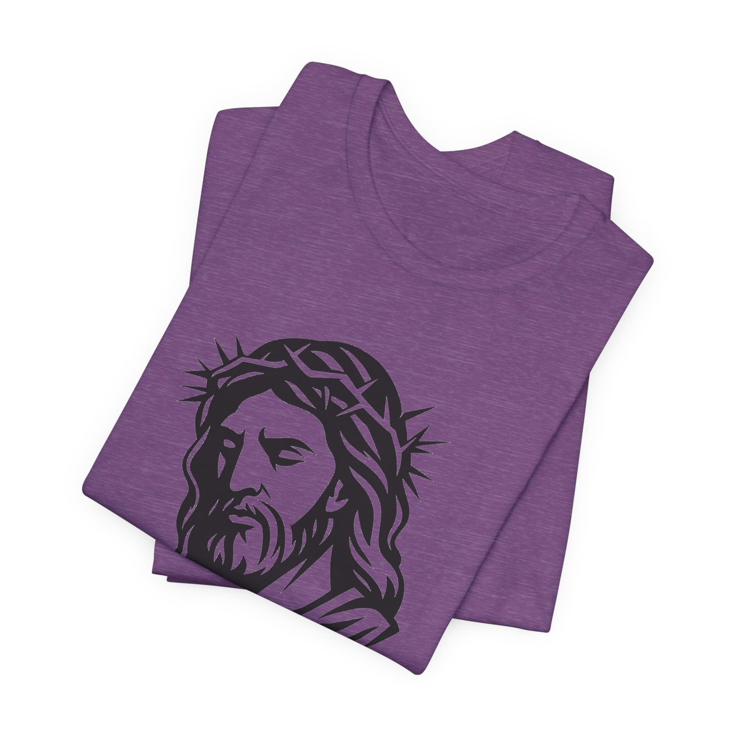 Faith Bible Verse Graphic Tee – Inspirational Psalm 23:5 Shirt, Crown of Thorns Design