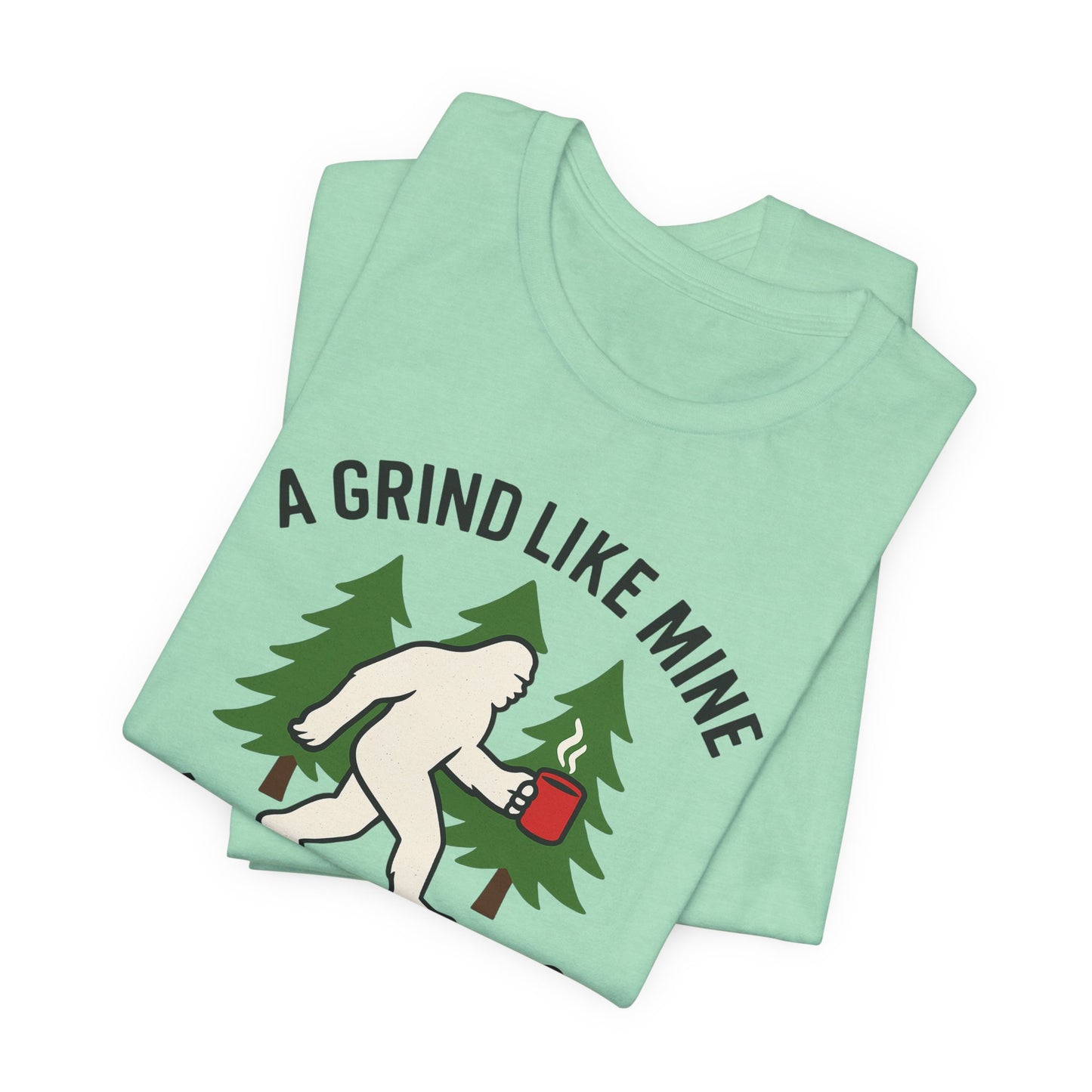 Yeti Grind Tee - Adventure Spirit Shirt, Outdoor Lover Tee, Gift for Nature Enthusiasts, Cool Casual T-Shirt, Perfect for Hiking