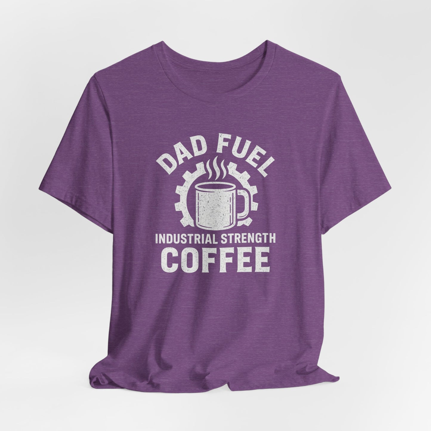 Industrial Strength Coffee Tee for Dads, Funny Gift for Father's Day, Coffee Lover T-Shirt, Unisex Casual Wear, Dad Humor Apparel