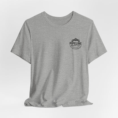 Pipeline Roast Co. Branded Classic Unisex Jersey Short Sleeve Tee - Soft, Breathable Cotton | Bella+Canvas