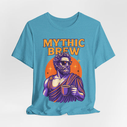 Mythic Brew Tee - Unisex Graphic T-Shirt, Coffee Lover Shirt, Gifts for Him, Vintage Style Tee, Casual Wear