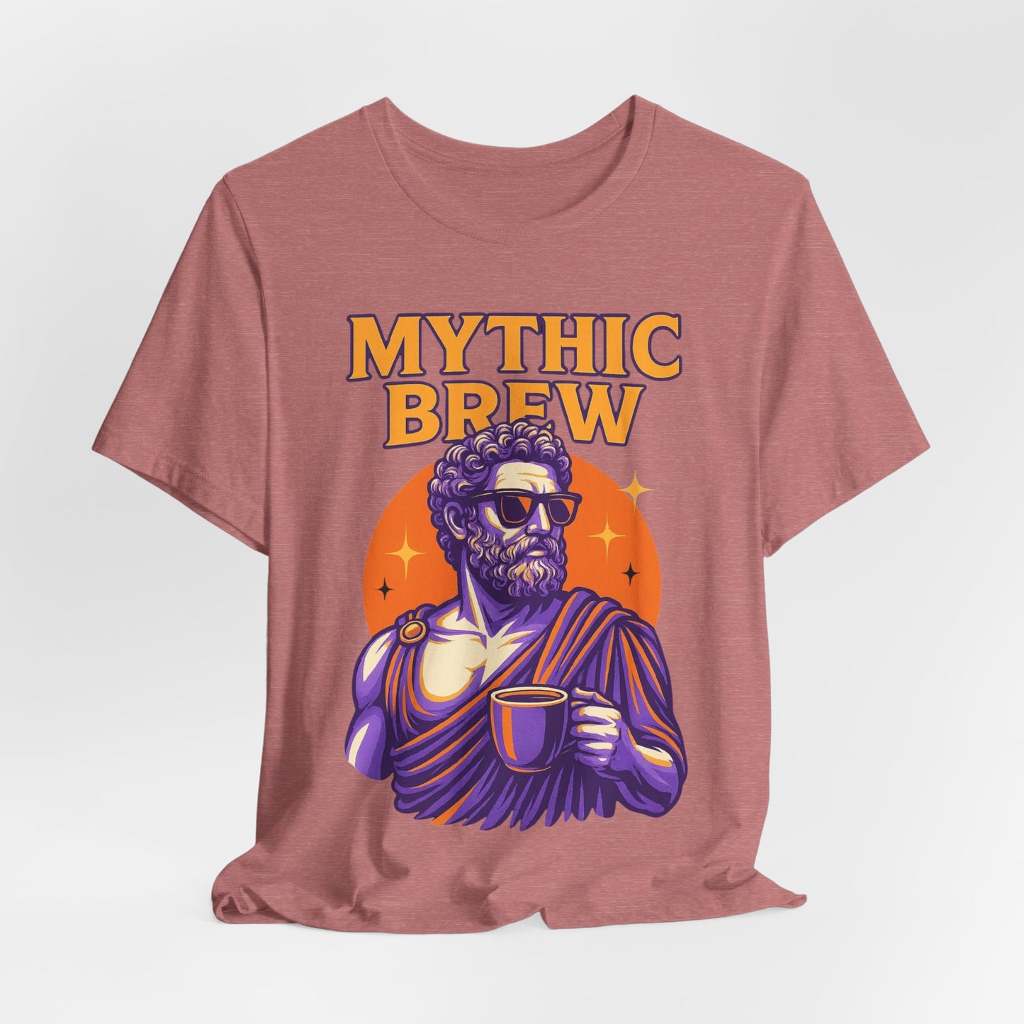 Mythic Brew Tee - Unisex Graphic T-Shirt, Coffee Lover Shirt, Gifts for Him, Vintage Style Tee, Casual Wear