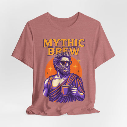 Mythic Brew Tee - Unisex Graphic T-Shirt, Coffee Lover Shirt, Gifts for Him, Vintage Style Tee, Casual Wear